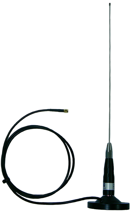 Ground independent UHF magnetic base antenna, 310-330MHz, 4dBi, 25W – 450mm